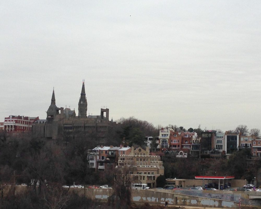 Washington DC Georgetown Skyline